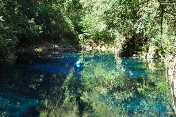 A belíssima Lagoa Misteriosa, em Bonito, no Mato Grosso do Sul